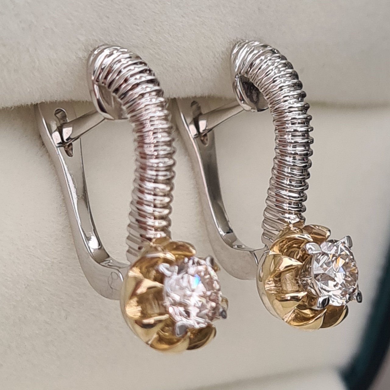 Серьги Deimantas 95968474 6,12гр 0,80ct. купить,NaN