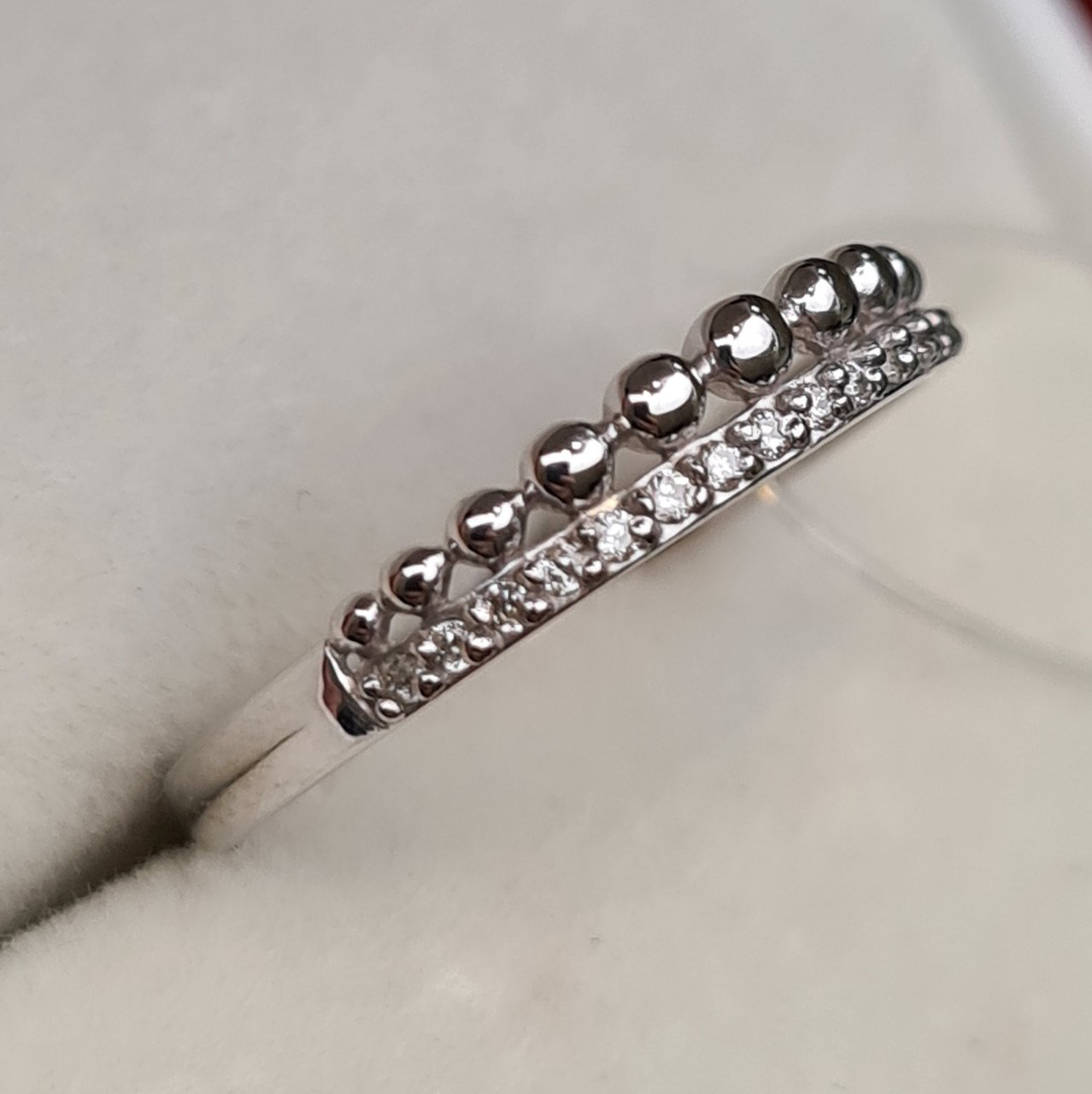Кольцо Deimantas 98168791 17р 1,36гр 0,064ct. купить,NaN