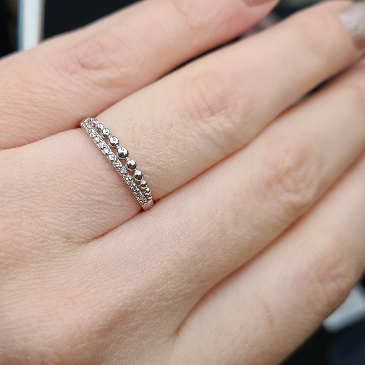 Кольцо Deimantas 98168791 17р 1,36гр 0,064ct. купить,NaN