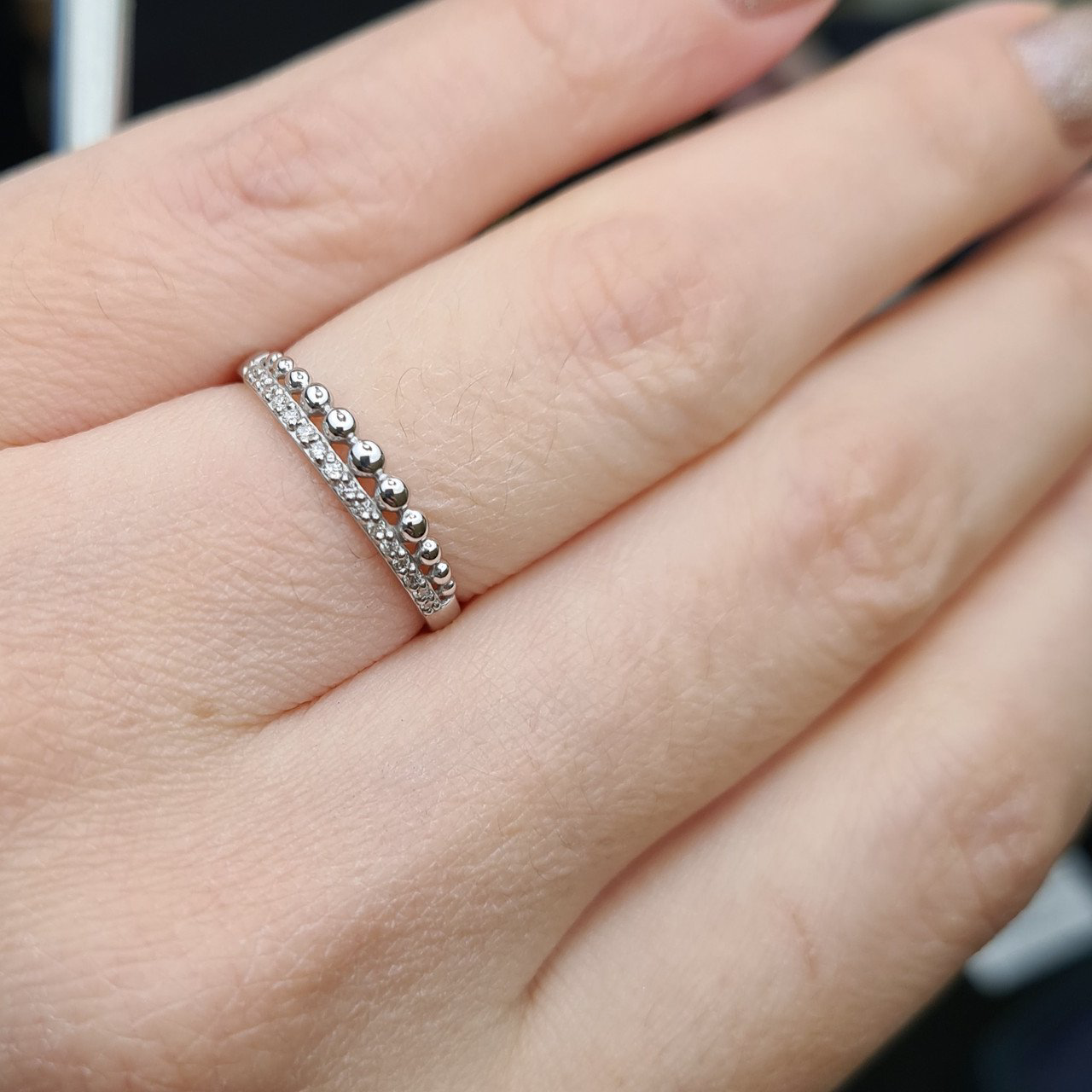 Кольцо Deimantas 98168791 17р 1,36гр 0,064ct. купить,NaN