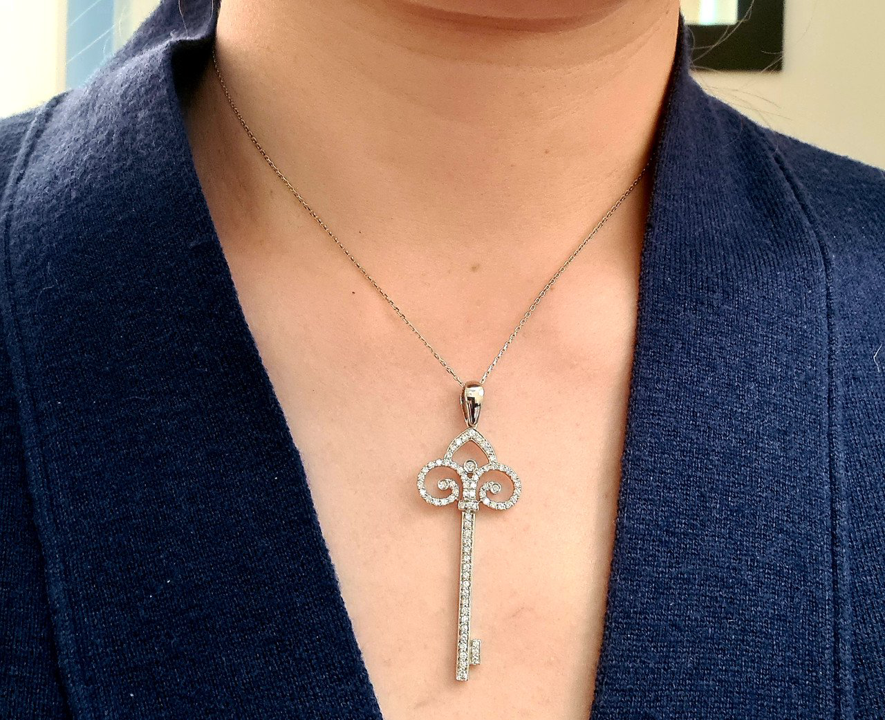 Колье Deimantas 95968479 45см 4,4гр 0,62ct. купить,NaN