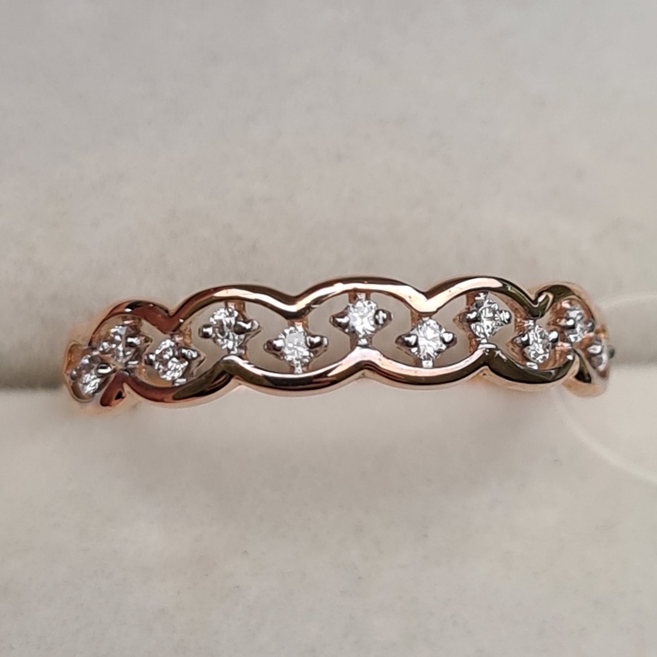 Кольцо Deimantas 98168821 16,5р 0,96гр 0,10ct. купить,NaN