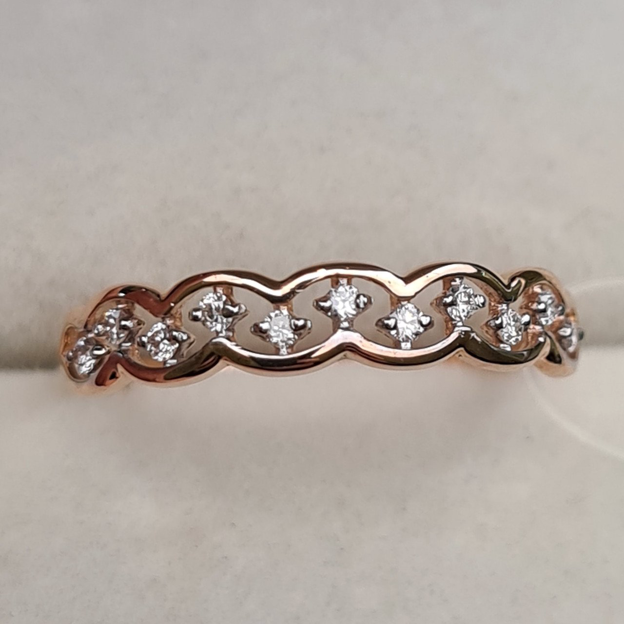 Кольцо Deimantas 98168821 16,5р 0,96гр 0,10ct. купить,NaN