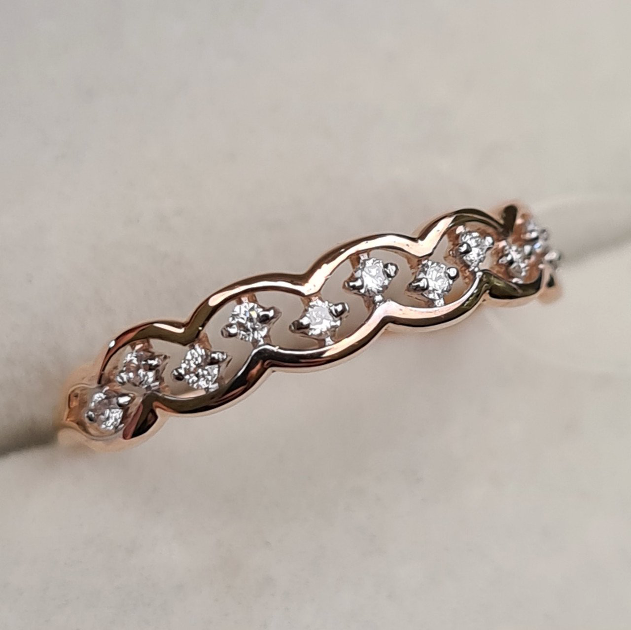Кольцо Deimantas 98168821 16,5р 0,96гр 0,10ct. купить,NaN