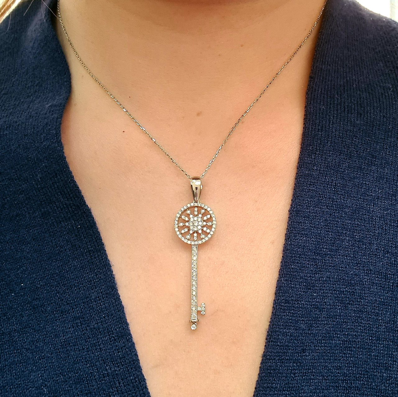 Колье Deimantas 95968481 45см 4,54гр 0,47ct. купить,NaN