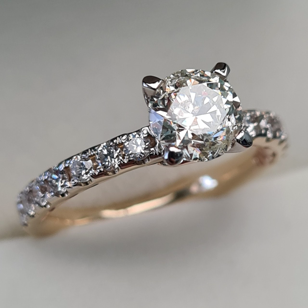 Кольцо Deimantas 93723338 16,5р 3,42гр 1,52ct. купить,NaN