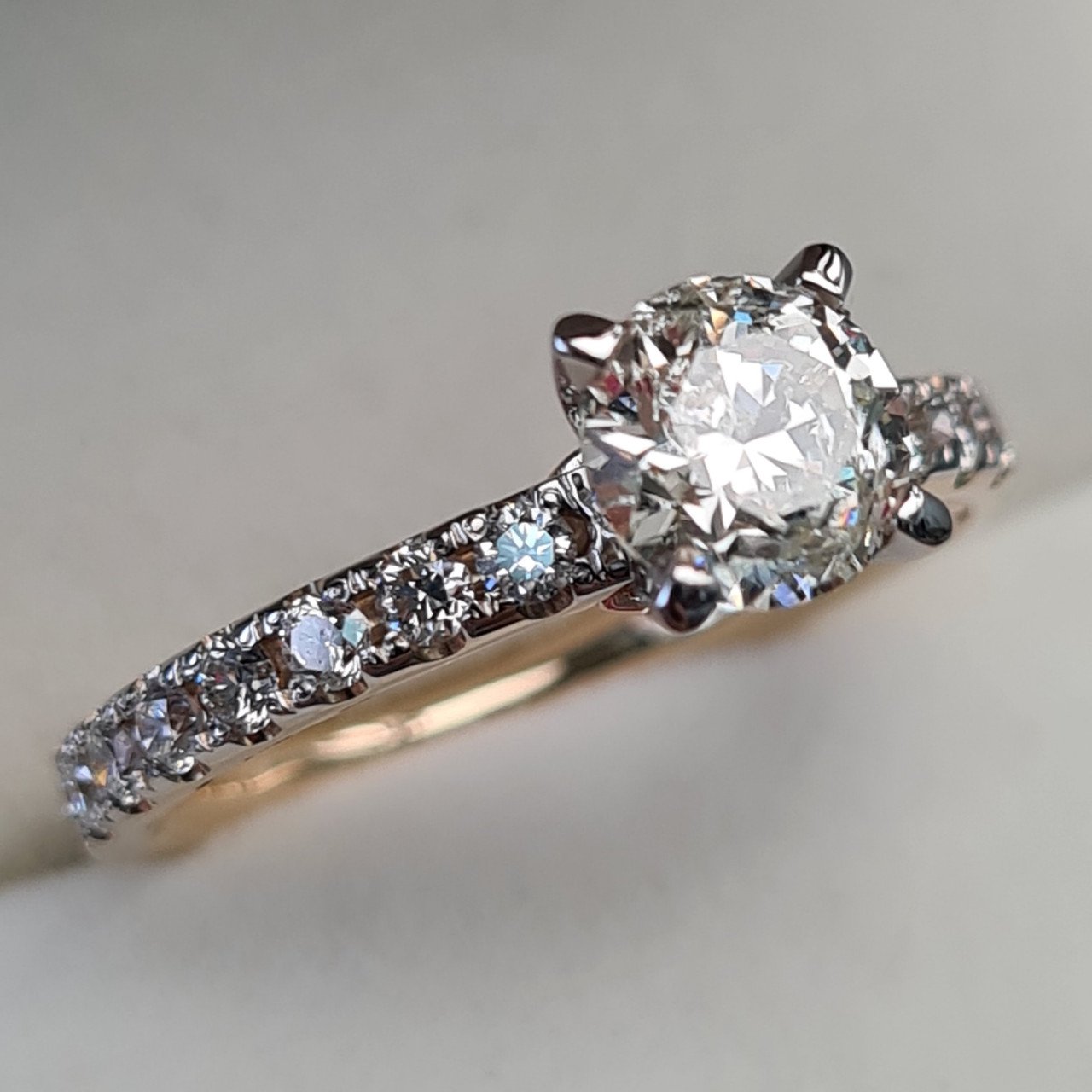 Кольцо Deimantas 93723338 16,5р 3,42гр 1,52ct. купить,NaN