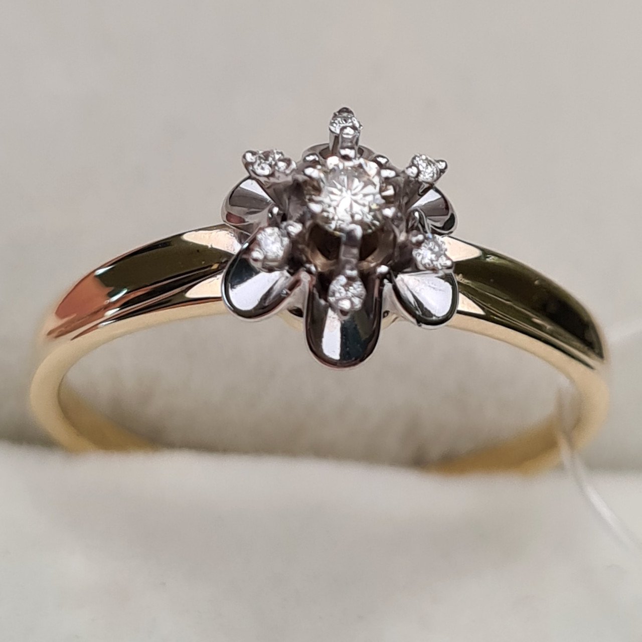 Кольцо Deimantas 98168841 18р 2,63гр 0,105ct. купить,NaN