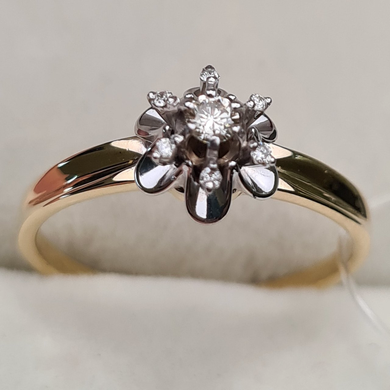 Кольцо Deimantas 98168841 18р 2,63гр 0,105ct. купить,NaN