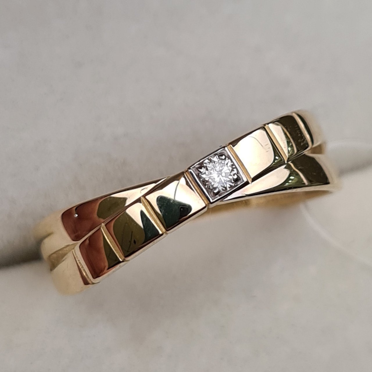 Кольцо Deimantas 98169561 17,5р 1,39гр 0,041ct. купить,NaN