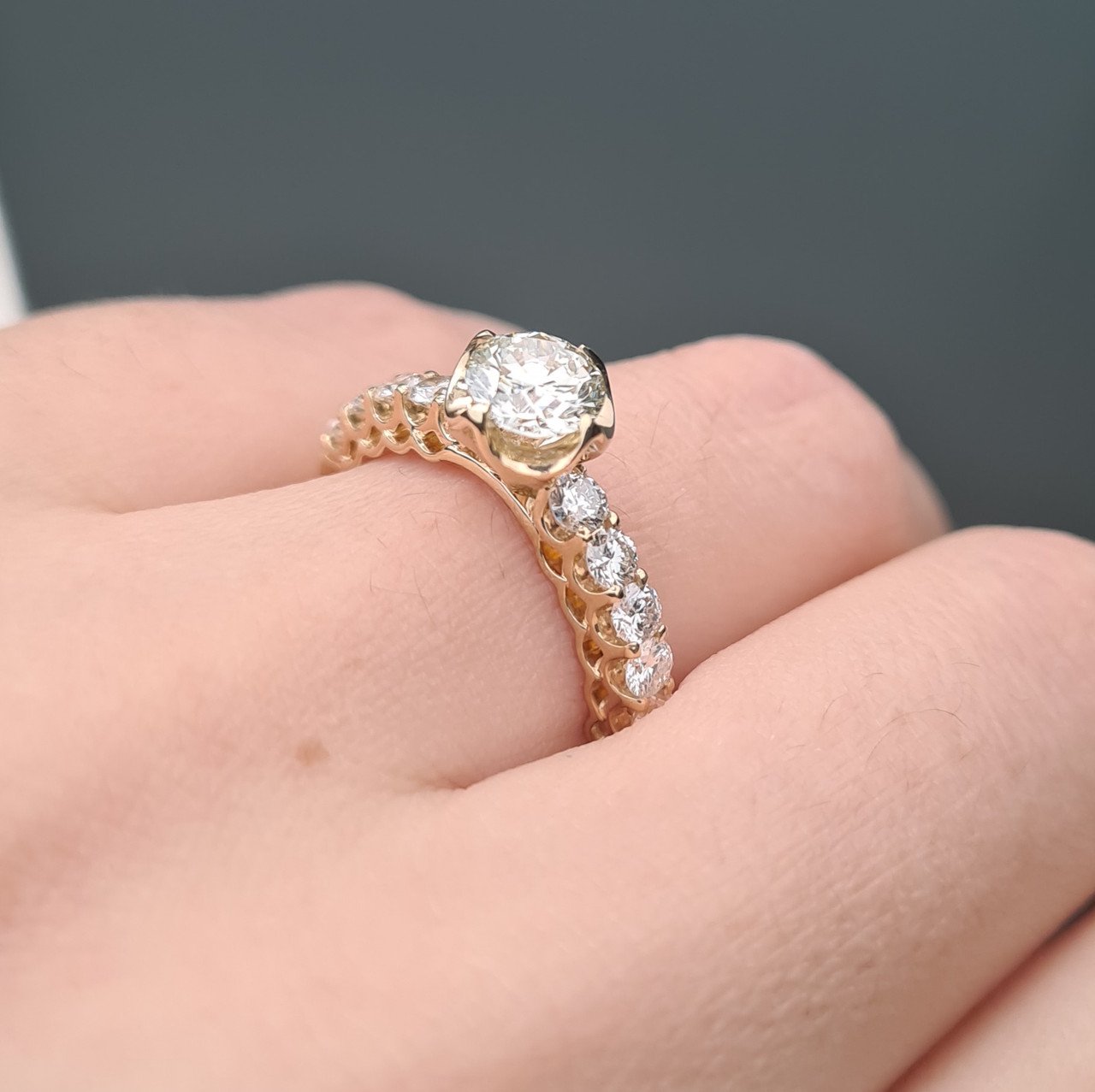 Кольцо Deimantas 95975087 18р 3,82гр 1,61ct. купить,NaN