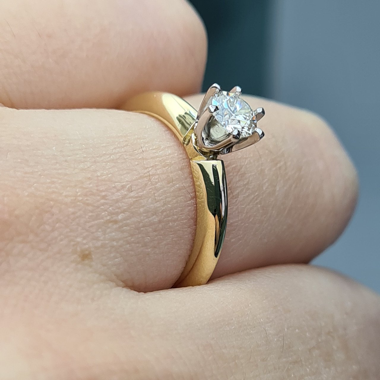 Кольцо Deimantas 69846084 16,5р 2,86гр 0,40ct. купить,NaN