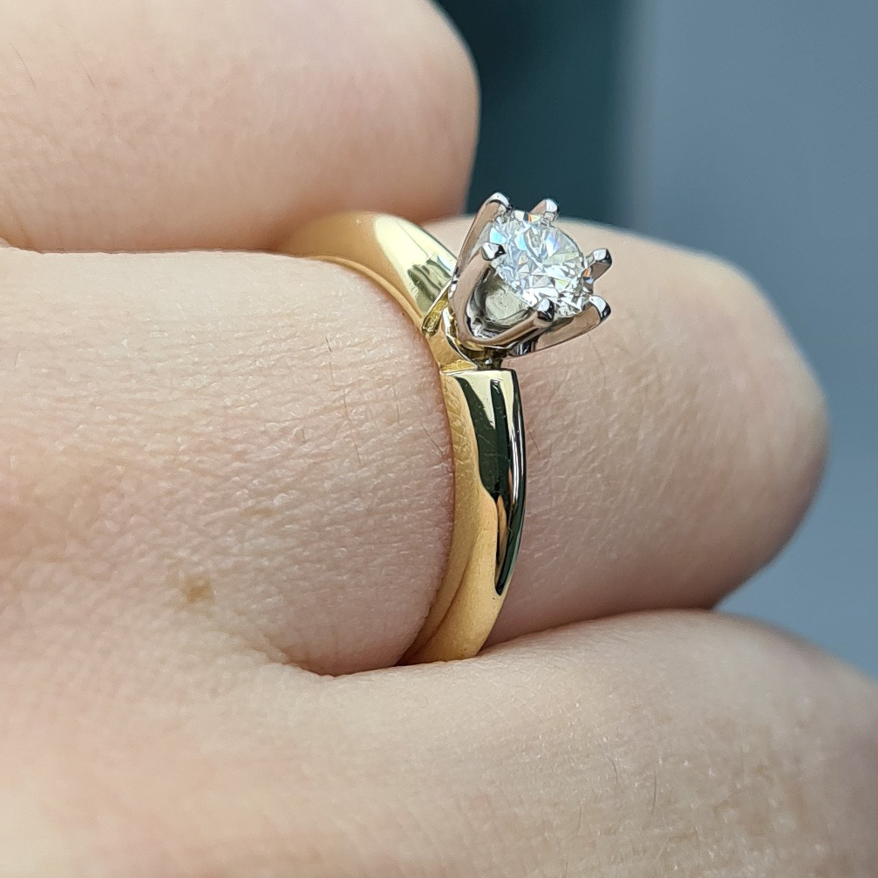 Кольцо Deimantas 69846084 16,5р 2,86гр 0,40ct. купить,NaN