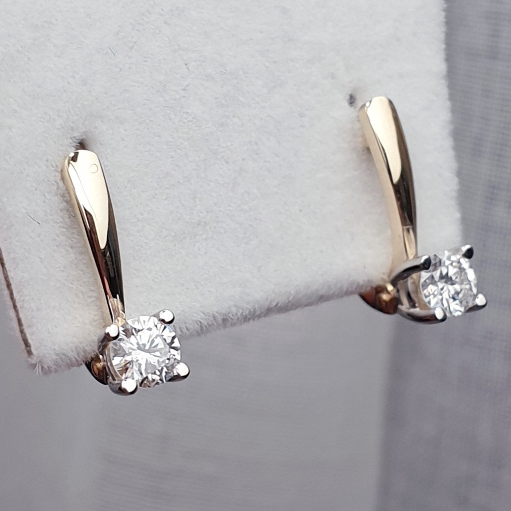 Серьги Deimantas 72154037 2,17гр 0,36ct. купить,NaN