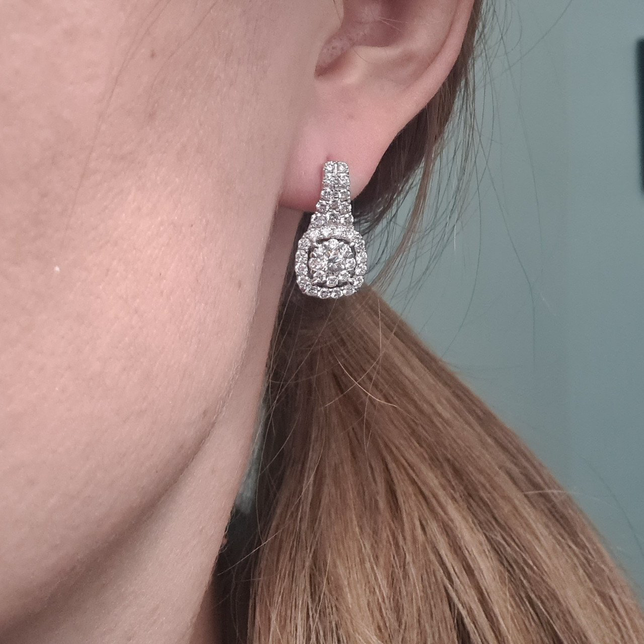 Серьги Deimantas 95975096 6,77гр 2,33ct. купить,NaN
