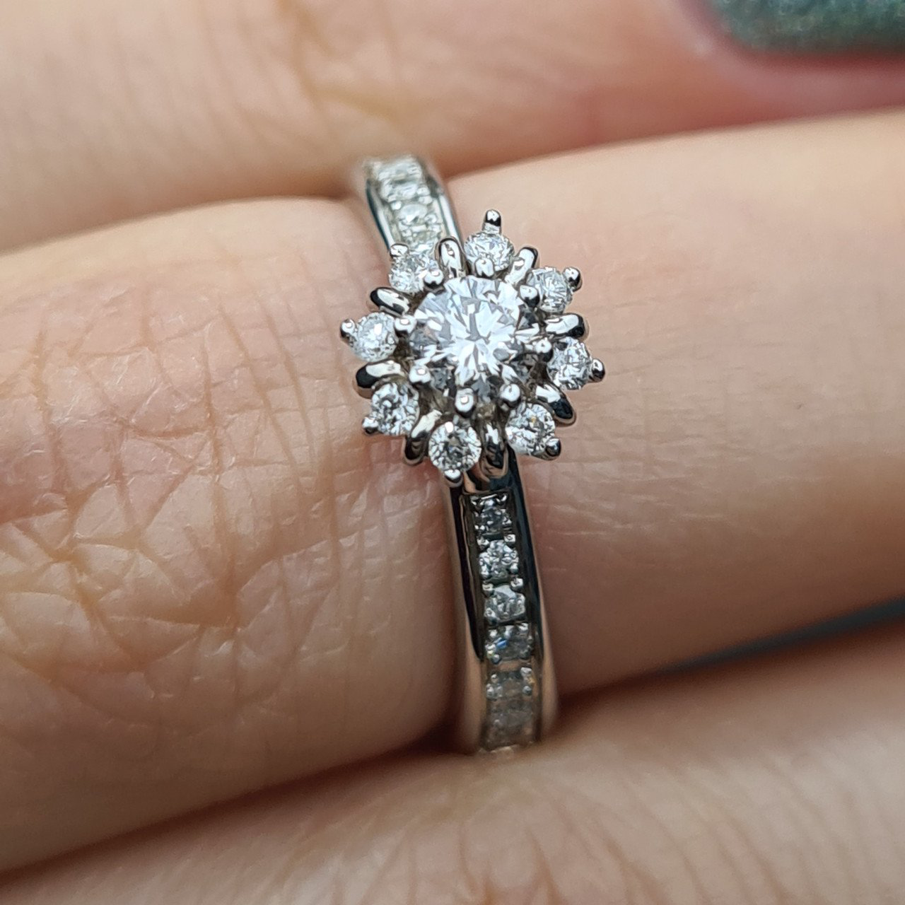 Кольцо Deimantas 95975099 16р 2,97гр 0,41ct. купить,NaN