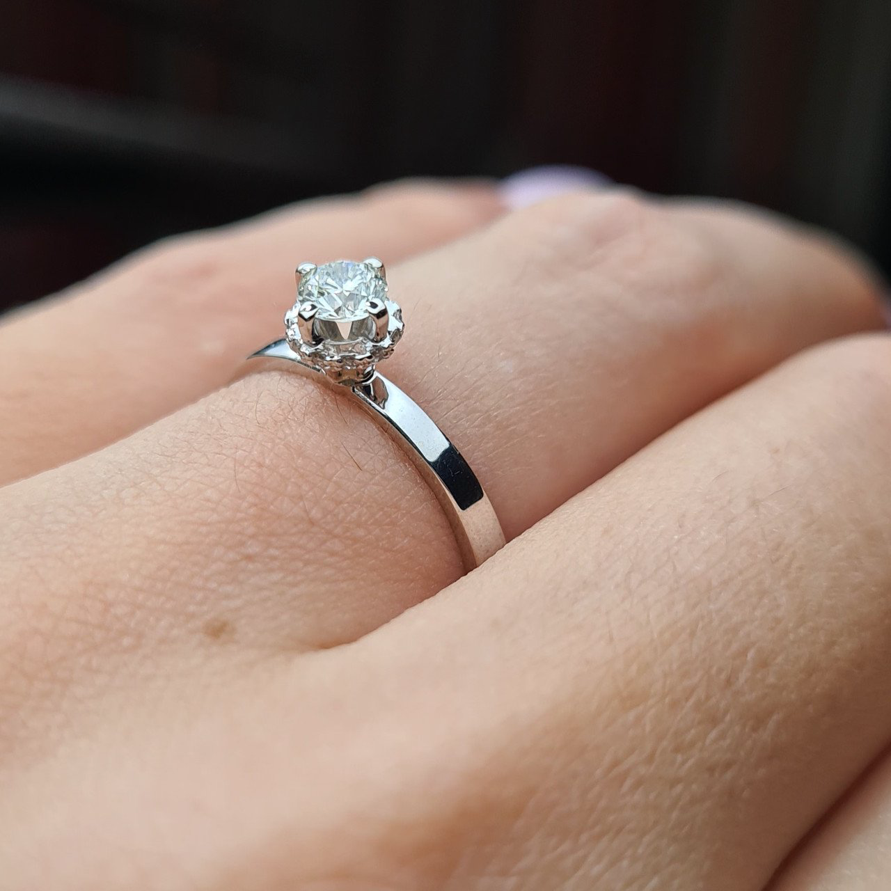 Кольцо Deimantas 81001492 16,51р 2,52гр 0,33ct. купить,NaN