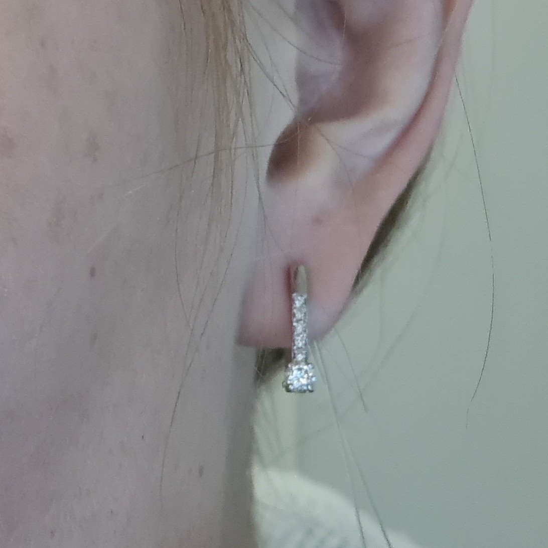 Серьги Deimantas 98178122 2,47гр 0,45ct. купить,NaN