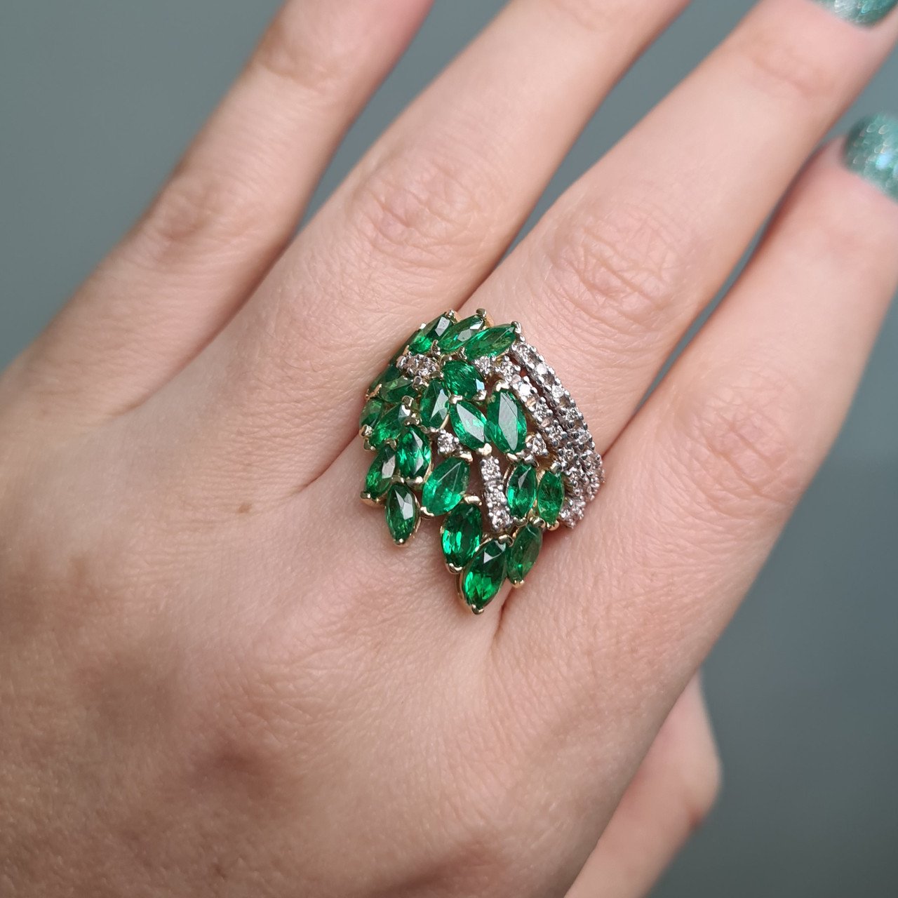 Кольцо Deimantas 95975180 18р 10,45гр 0,40ct. купить,NaN