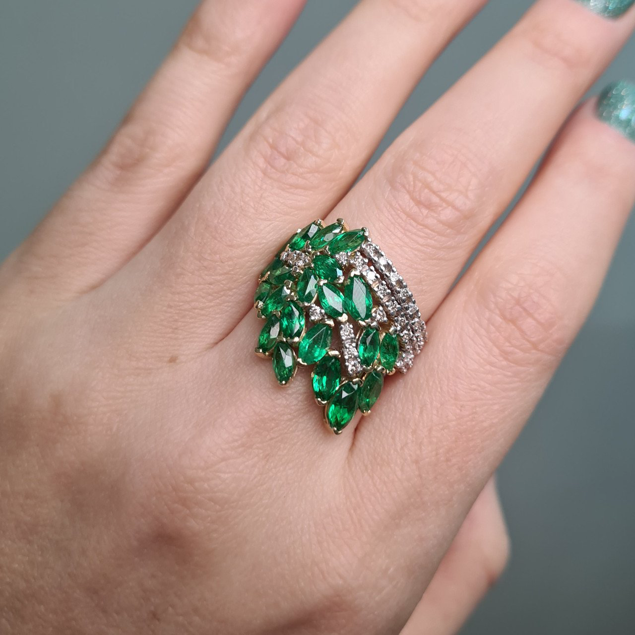 Кольцо Deimantas 95975180 18р 10,45гр 0,40ct. купить,NaN