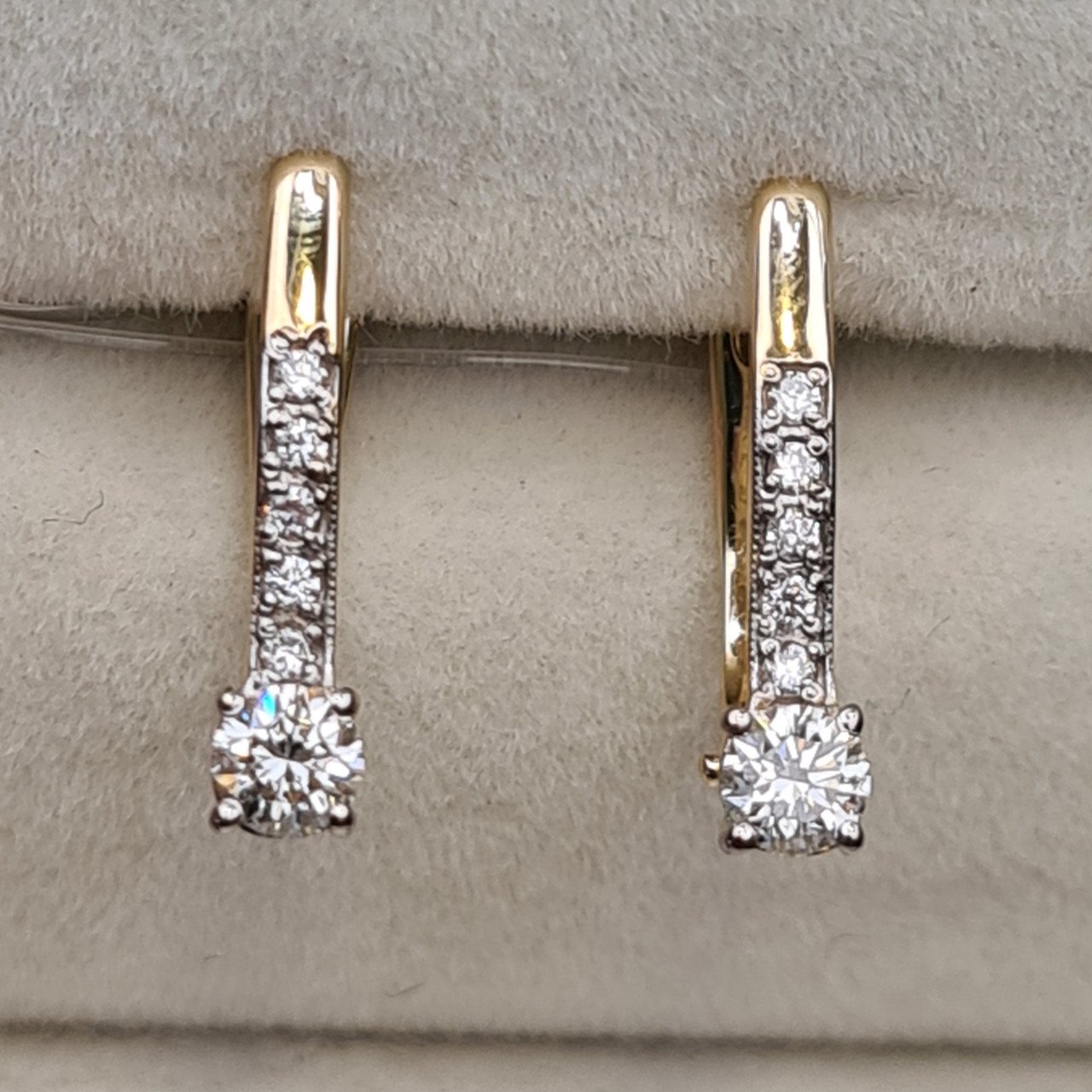 Серьги Deimantas 98178129 2,45гр 0,46ct. купить,NaN