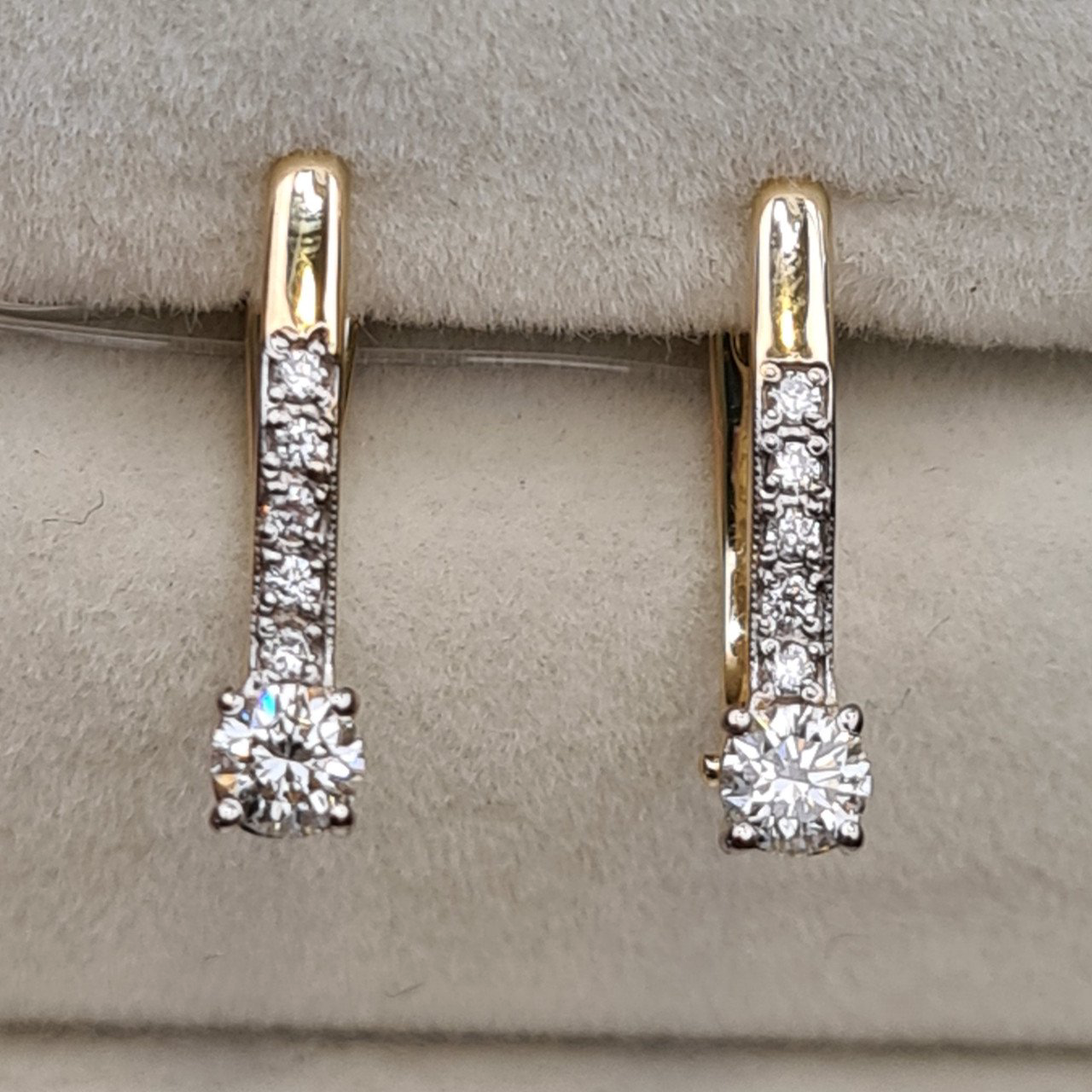 Серьги Deimantas 98178129 2,45гр 0,46ct. купить,NaN