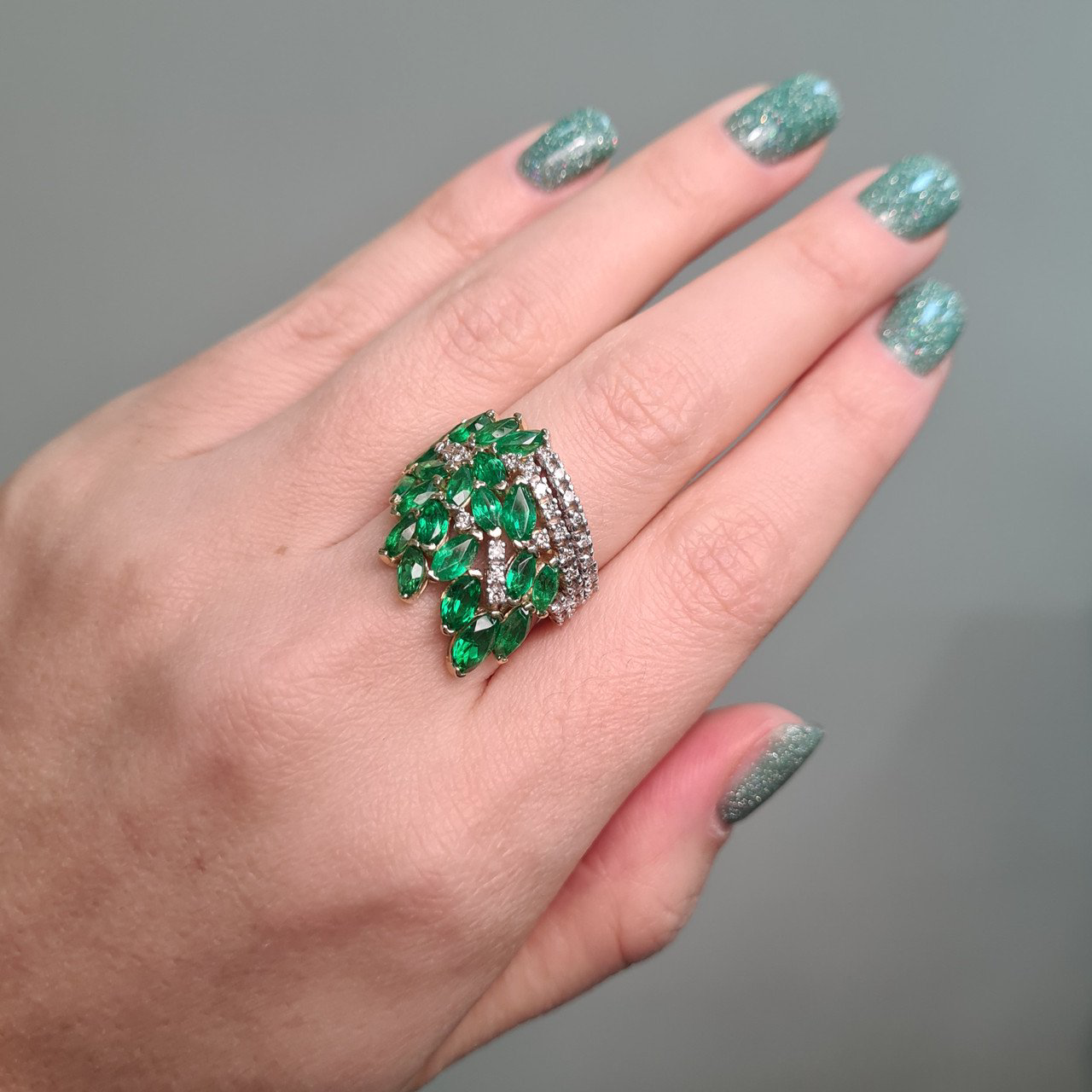 Кольцо Deimantas 95975180 18р 10,45гр 0,40ct. купить,NaN