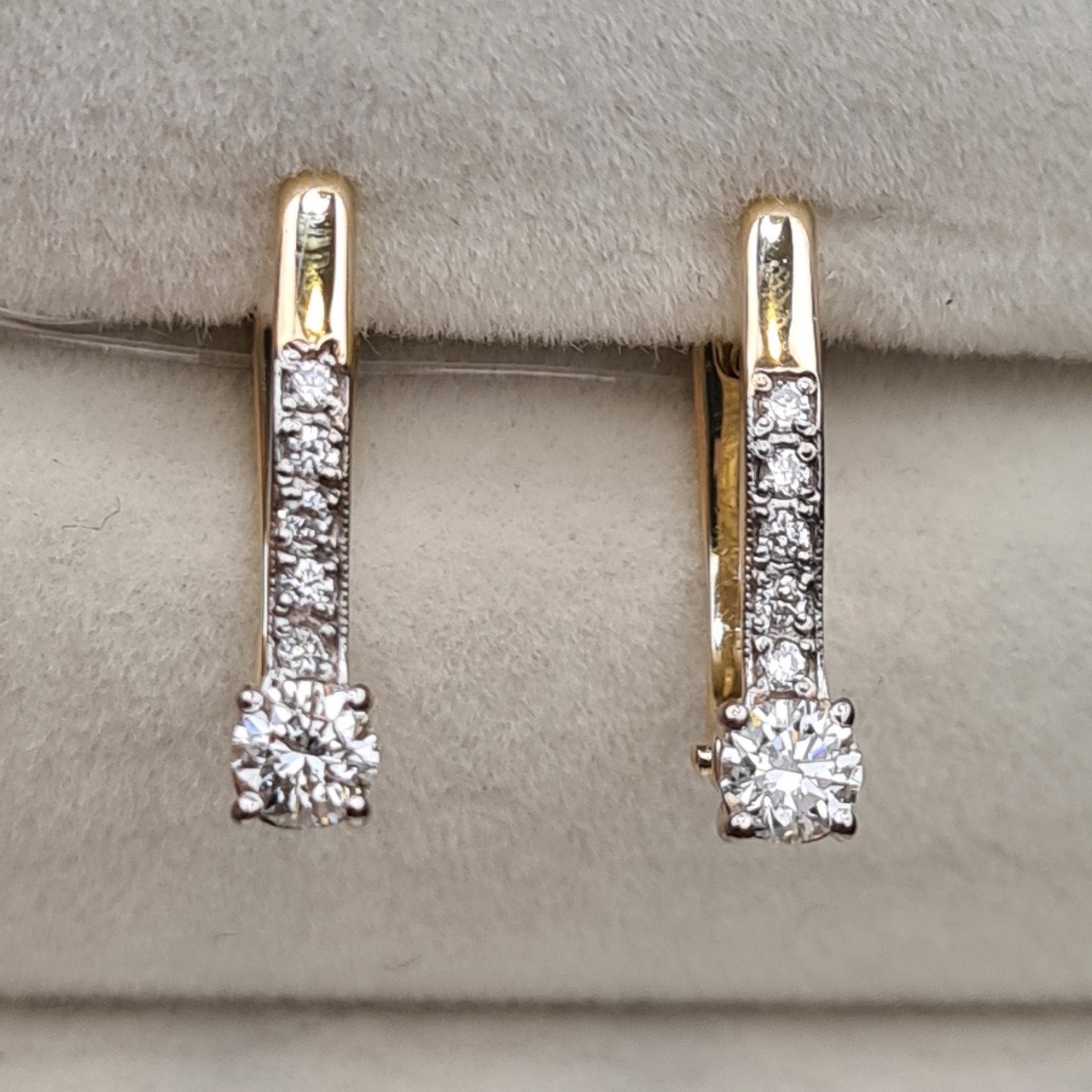 Серьги Deimantas 98178129 2,45гр 0,46ct. купить,NaN