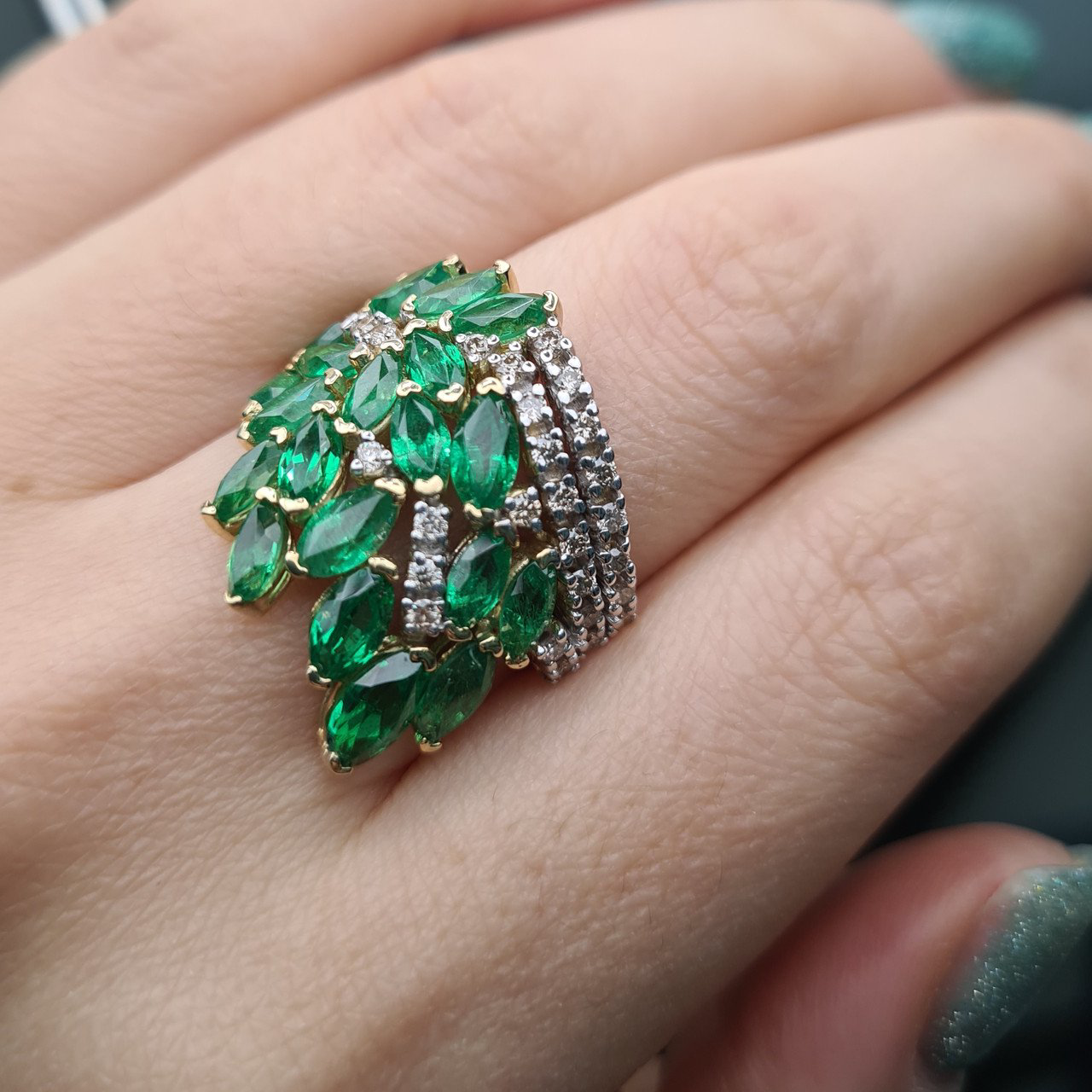 Кольцо Deimantas 95975180 18р 10,45гр 0,40ct. купить,NaN