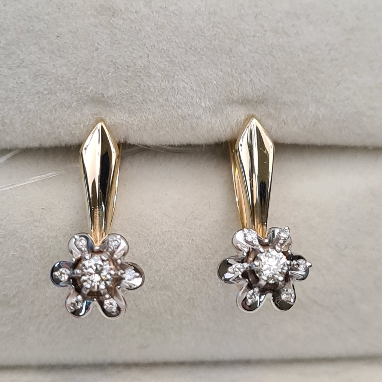 Серьги Deimantas 98178147 3,73гр 0,226ct. купить,NaN