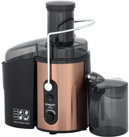 Соковыжималка Scarlett SC-JE50S27 черно-бронзовая