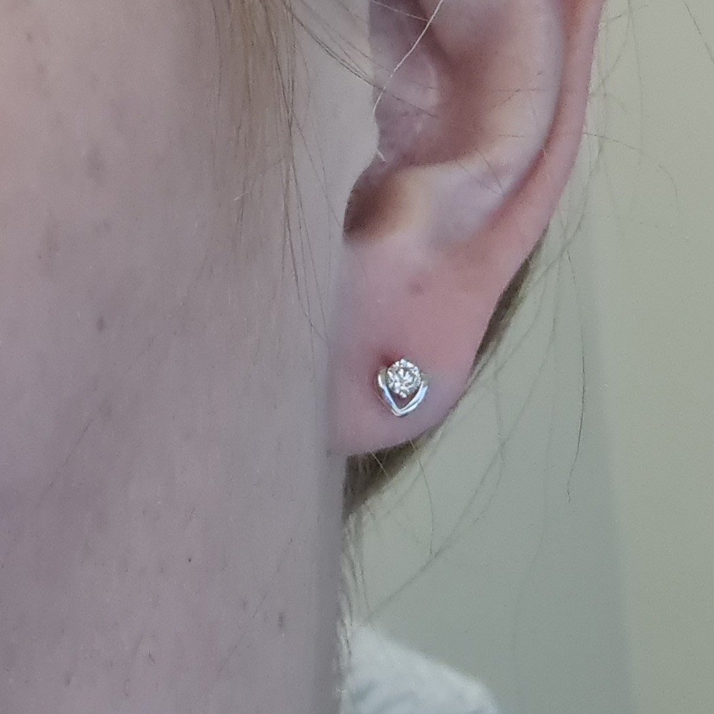 Серьги Deimantas 98178155 1,1гр 0,238ct. купить,NaN