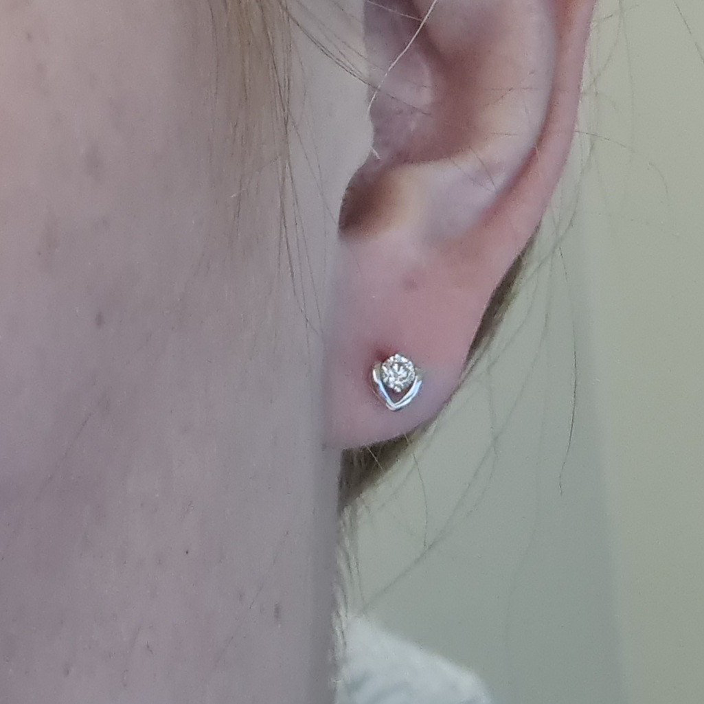 Серьги Deimantas 98178155 1,1гр 0,238ct. купить,NaN