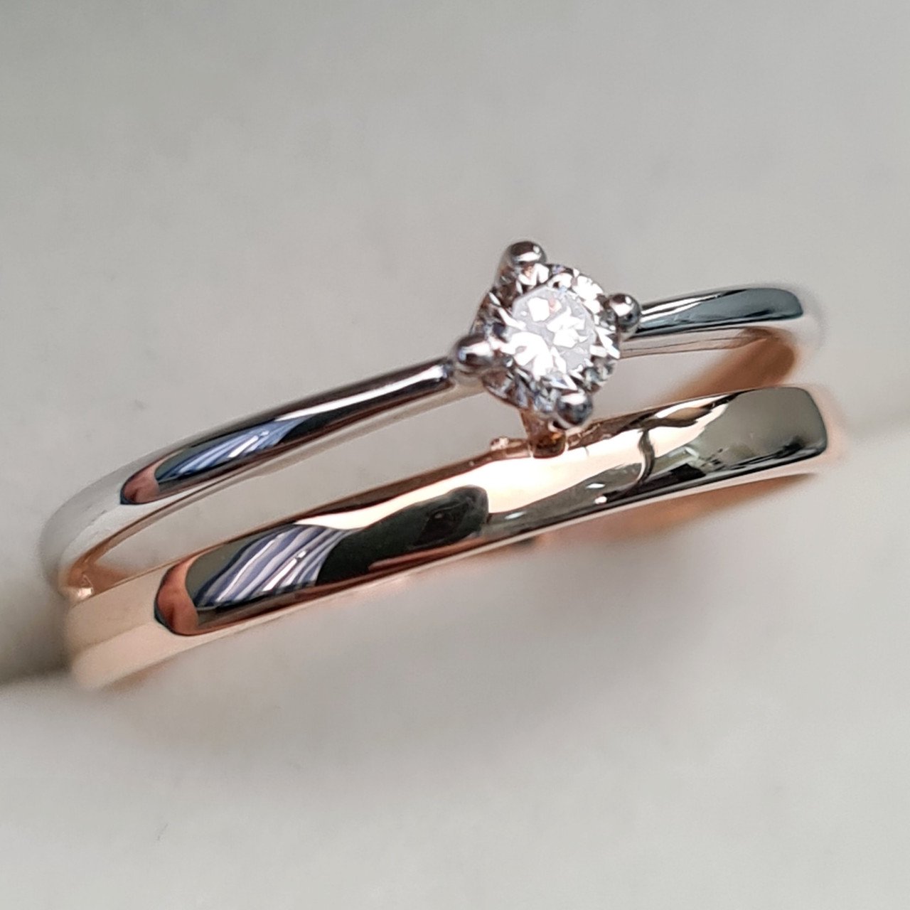 Кольцо Deimantas 94449499 16,5р 1,69гр 0,10ct. купить,NaN
