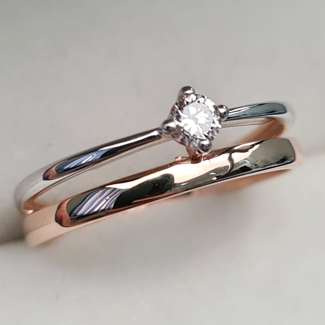 Кольцо Deimantas 94449499 16,5р 1,69гр 0,10ct. купить,NaN