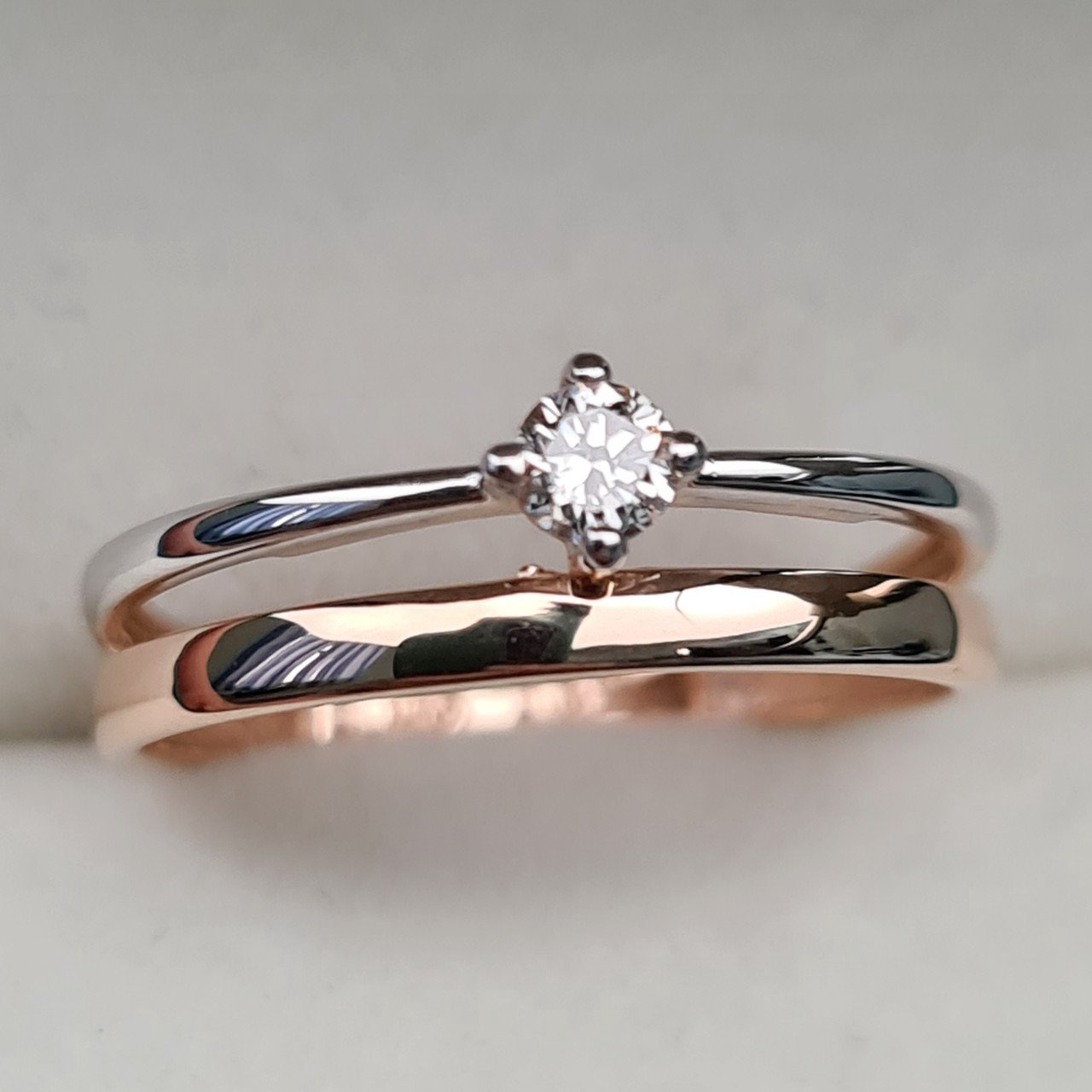 Кольцо Deimantas 94449499 16,5р 1,69гр 0,10ct. купить,NaN