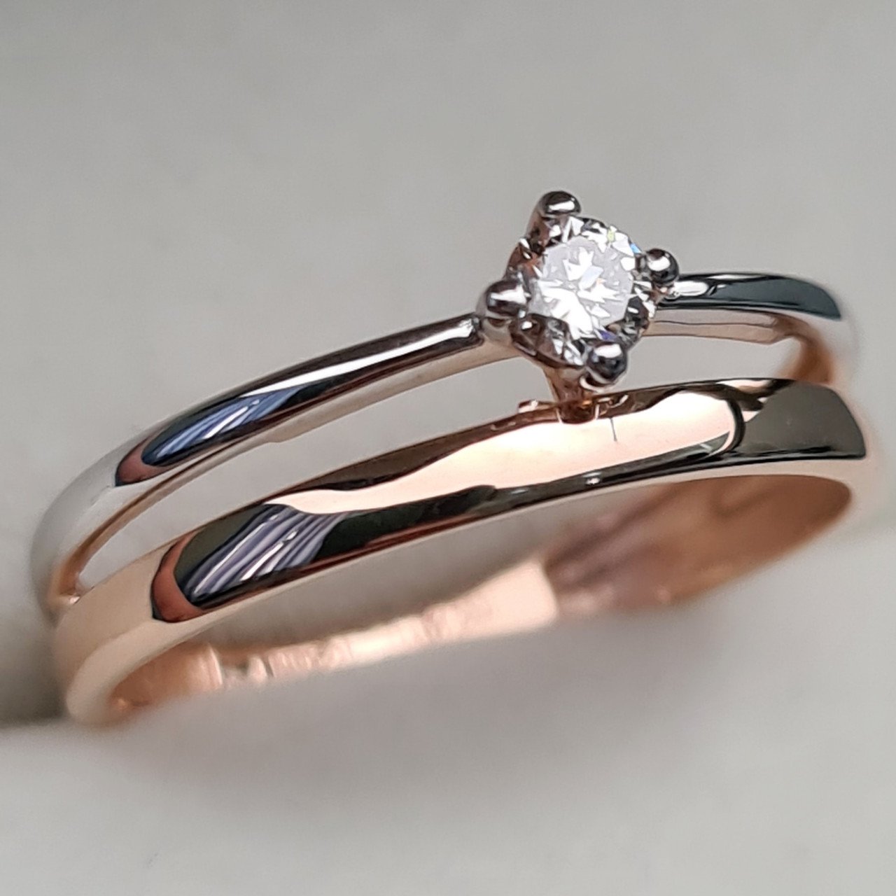 Кольцо Deimantas 94449499 16,5р 1,69гр 0,10ct. купить,NaN