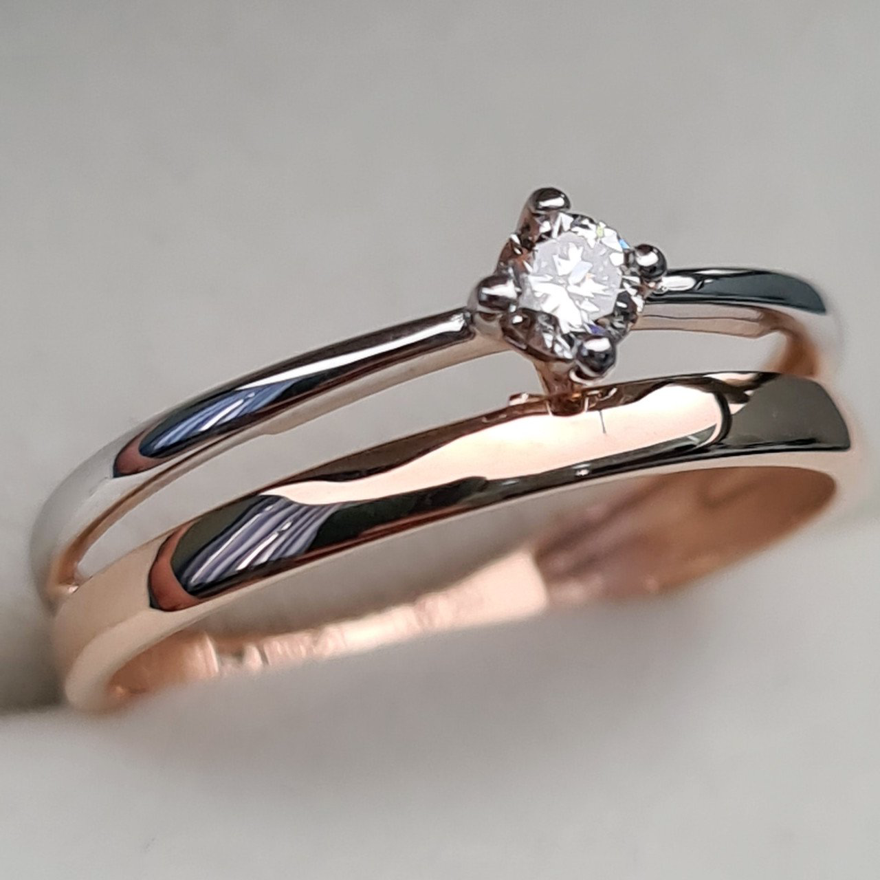 Кольцо Deimantas 94449499 16,5р 1,69гр 0,10ct. купить,NaN