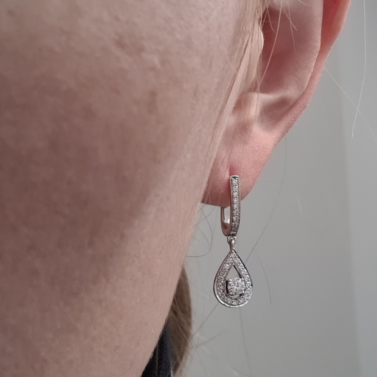 Серьги Deimantas 5,09гр 1,00ct. купить,NaN