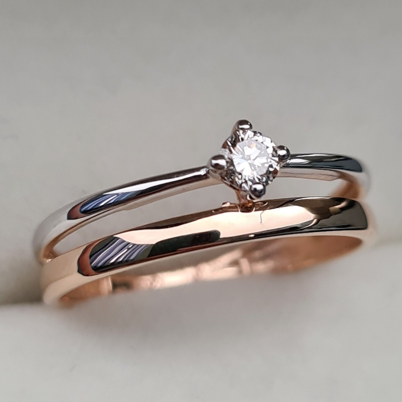 Кольцо Deimantas 94449499 16,5р 1,69гр 0,10ct. купить,NaN