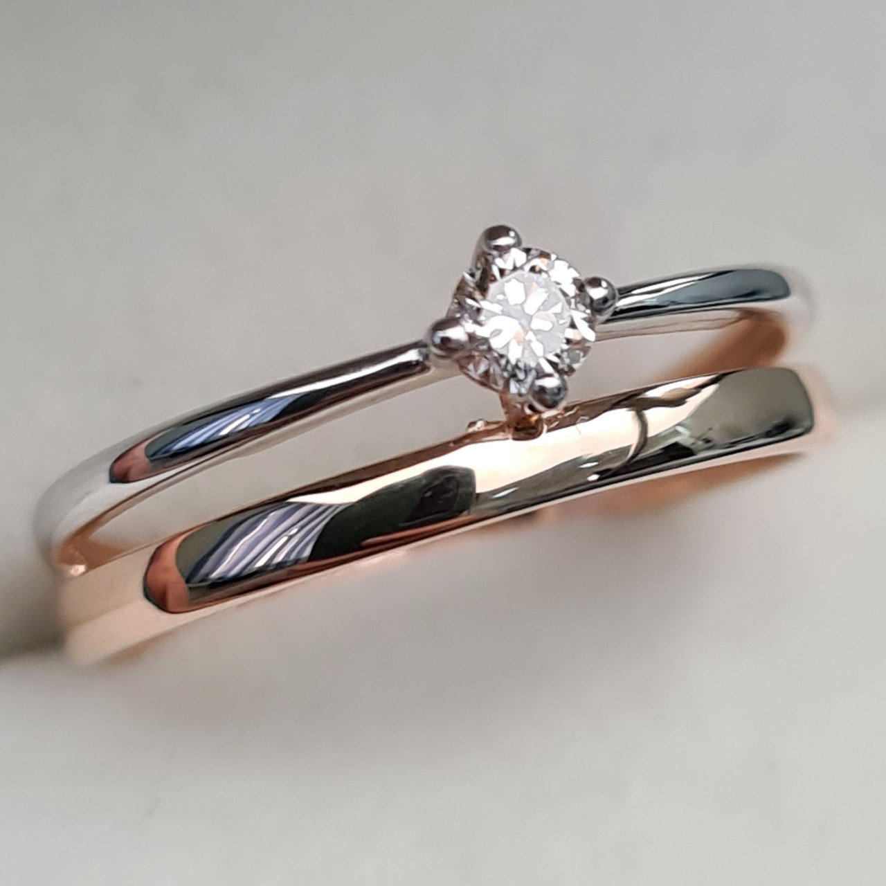 Кольцо Deimantas 94449499 16,5р 1,69гр 0,10ct. купить,NaN