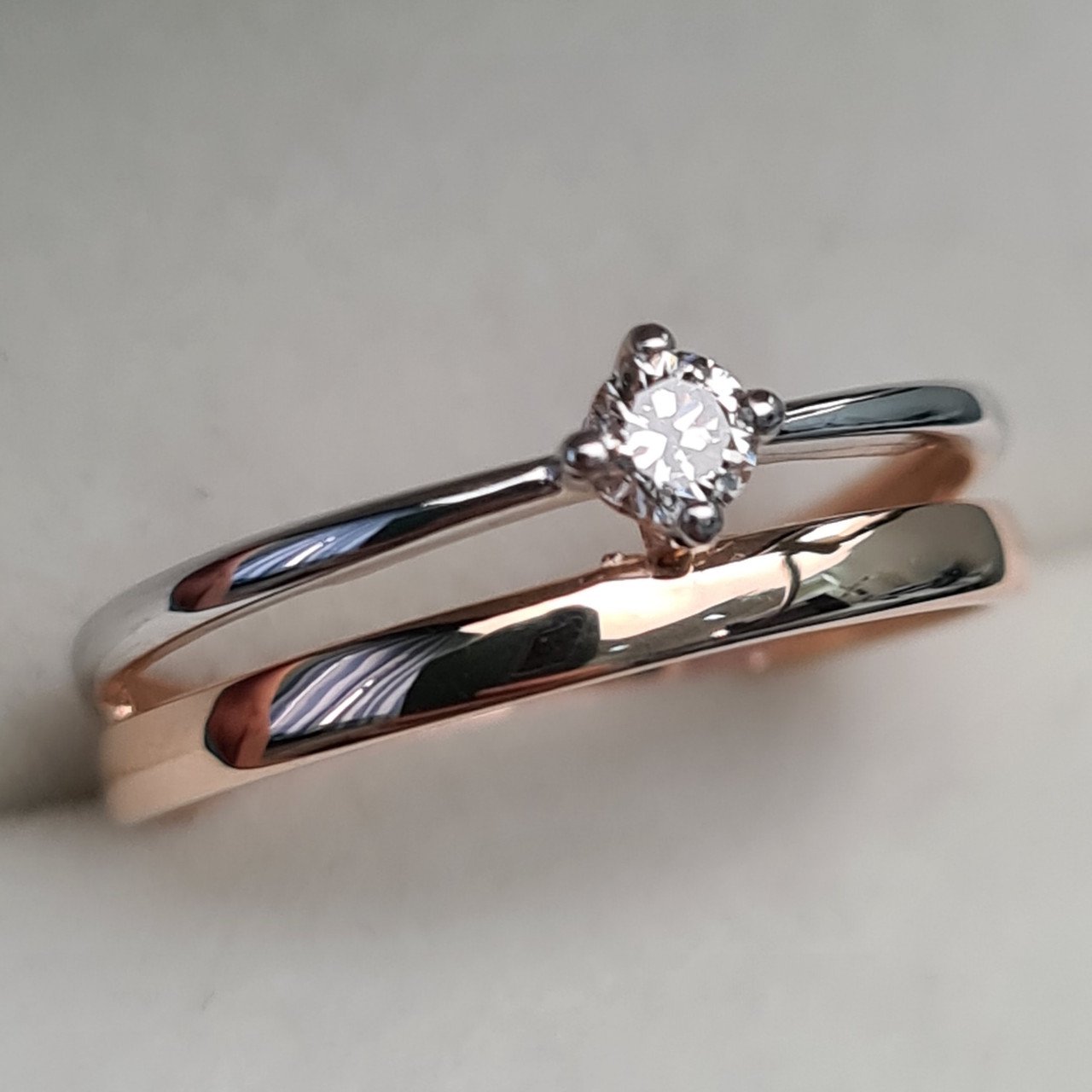 Кольцо Deimantas 94449499 16,5р 1,69гр 0,10ct. купить,NaN