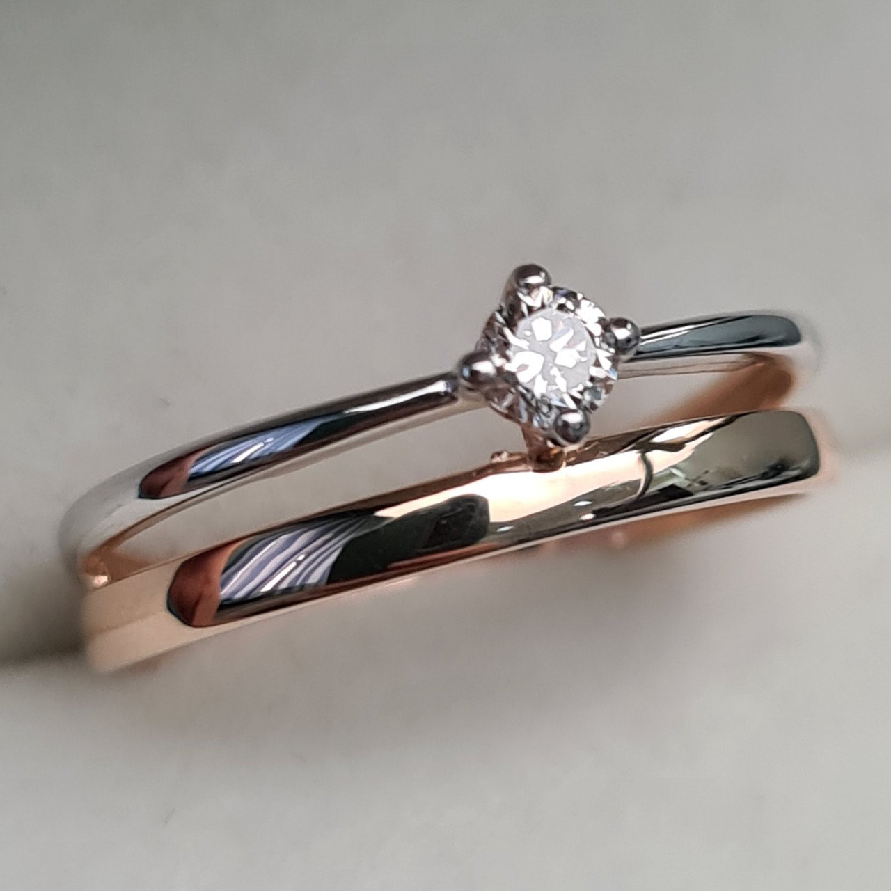 Кольцо Deimantas 94449499 16,5р 1,69гр 0,10ct. купить,NaN
