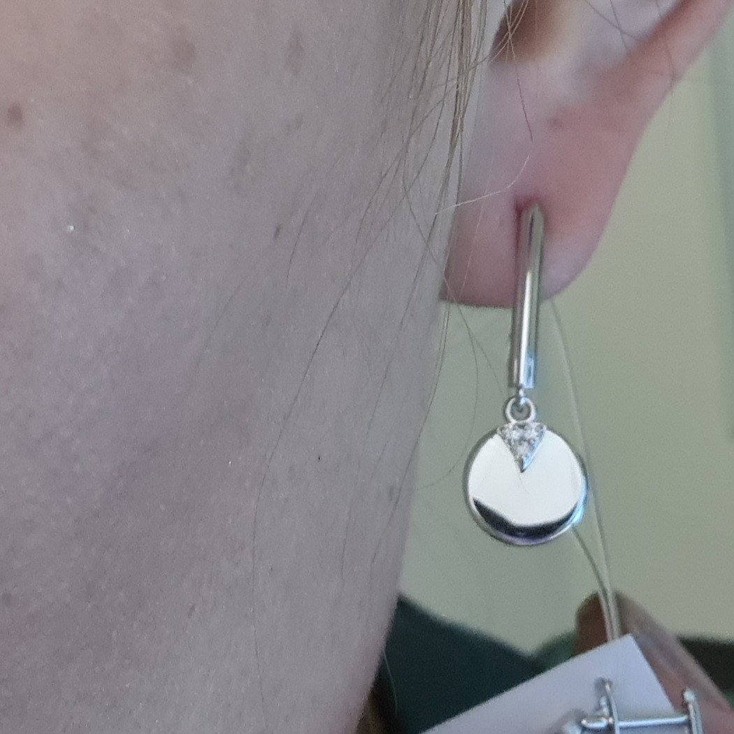 Серьги Deimantas 98178178 1,81гр 0,05ct. купить,NaN