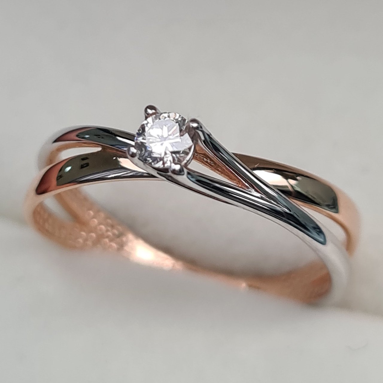 Кольцо Deimantas 94449524 16,5р 1,73гр 0,11ct. купить,NaN