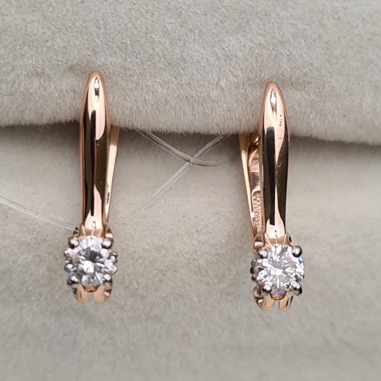 Серьги Deimantas 98178226 1,6гр 0,23ct. купить,NaN