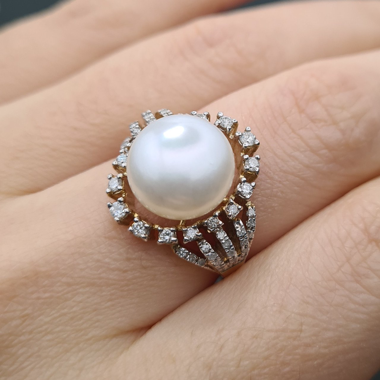 Кольцо Deimantas 95976263 17,5р 7,71гр 0,15ct. купить,NaN