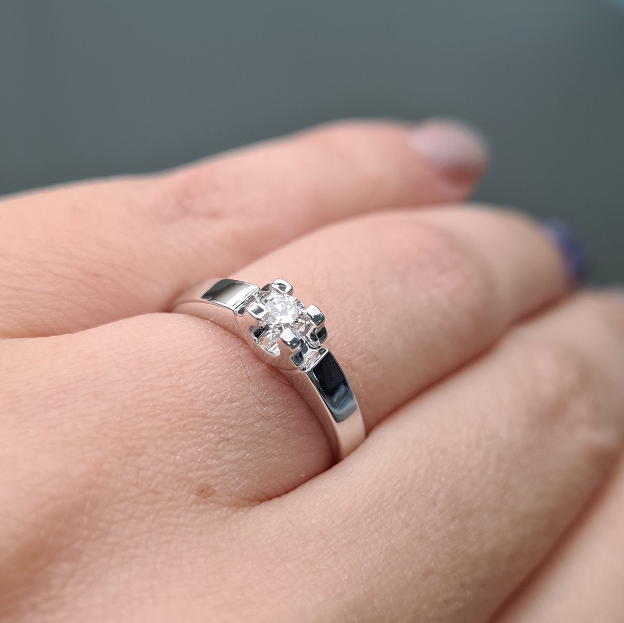 Кольцо Deimantas 94449802 17,5р 2,72гр 0,10ct. купить,NaN