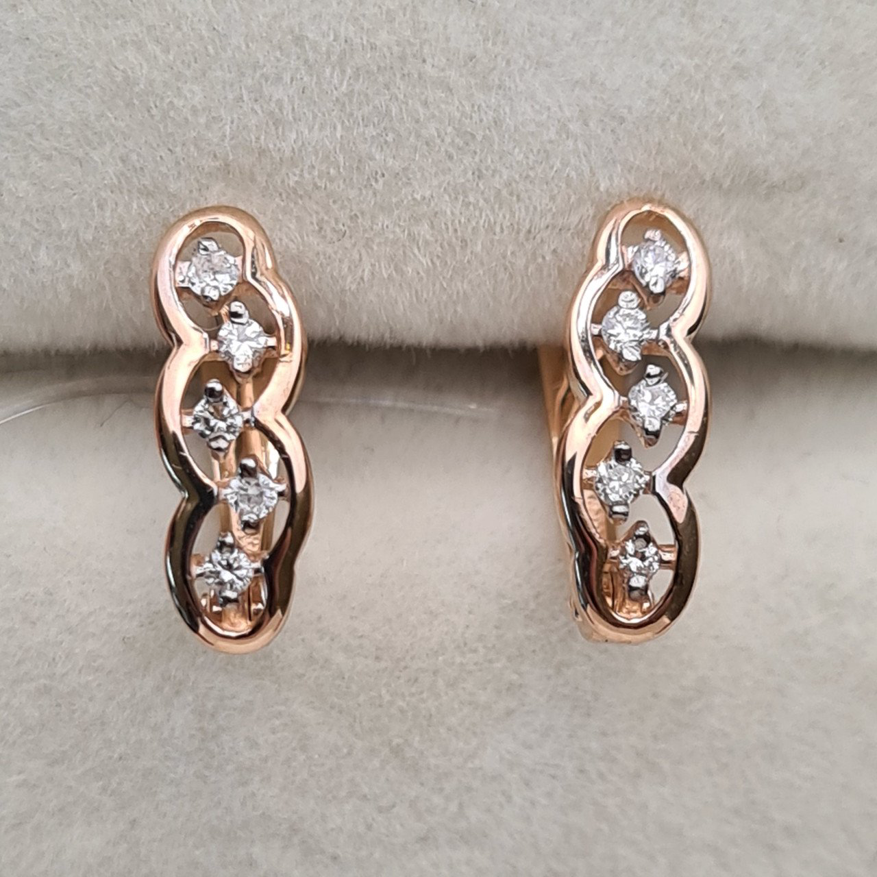 Серьги Deimantas 98178232 1,24гр 0,084ct. купить,NaN