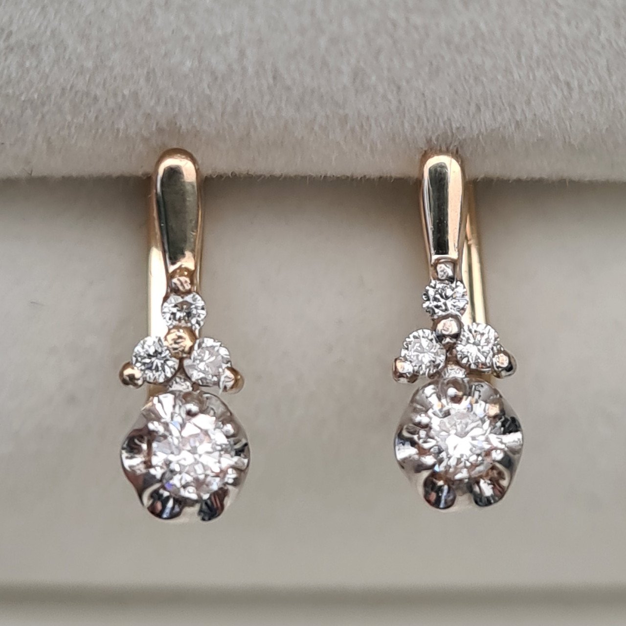 Серьги Deimantas 1,99гр 0,24ct. купить,NaN